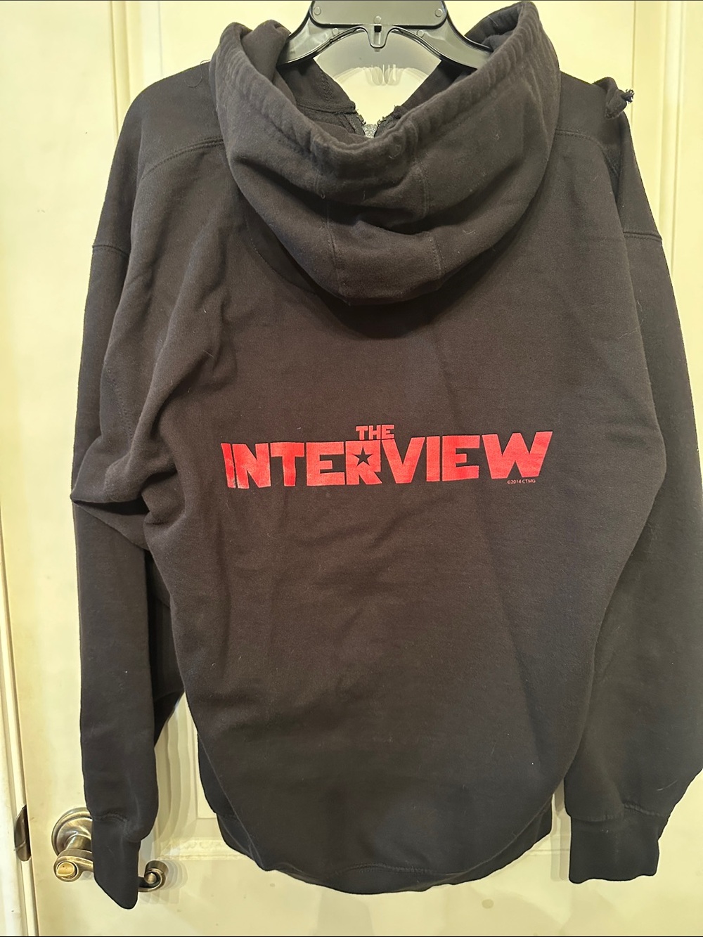 Black 'The Interview' Logo Hoodie - Men